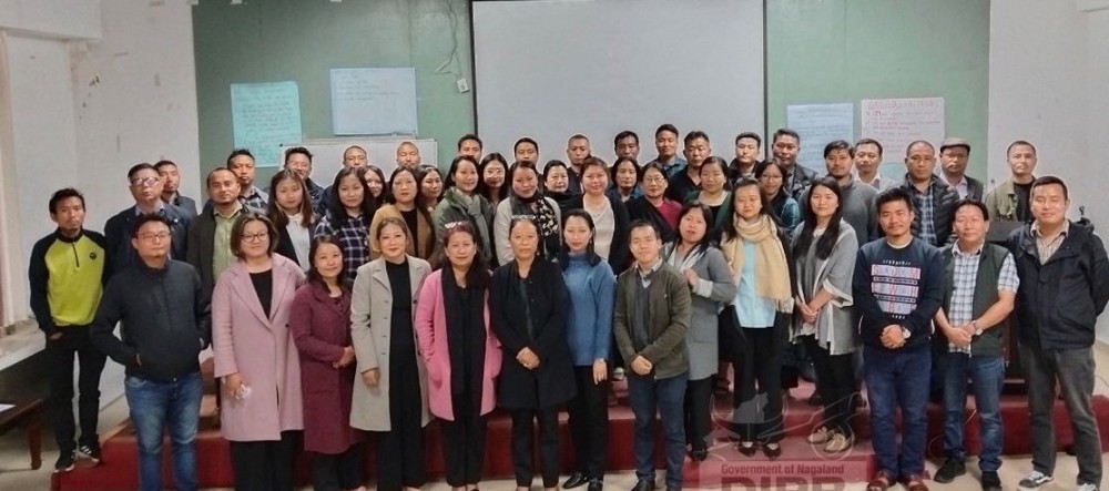 Participants during the five-day face-to-face programme from March 13 to 17 at the State Institute of Educational Management and Training (SIEMAT), SCERT, Kohima. (DIPR Photo)